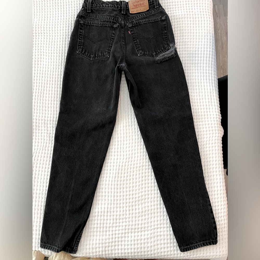 VINTAGE 90s Levi’s 512 Tapered Jeans in Black